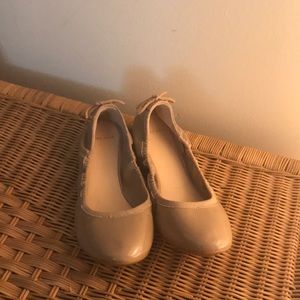 Cole Haan Nude Patent Wedges